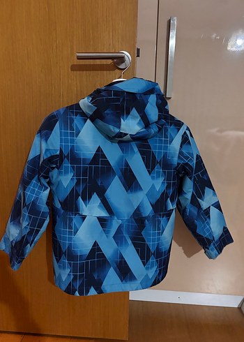 Erkek Çocuk Mavi Kapüşonlu Mont - Görsel 2