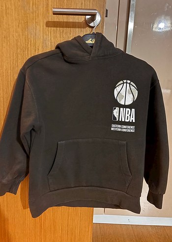 Erkek Çocuk Siyah NBA Baskılı Sweatshirt - Görsel 2