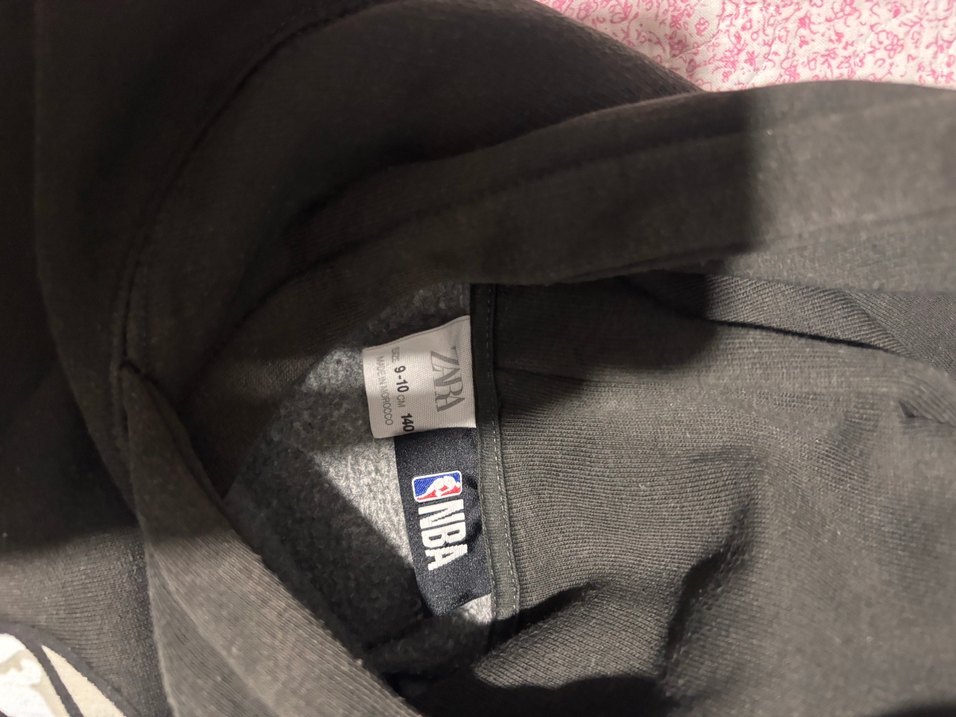 Erkek Çocuk Siyah NBA Baskılı Sweatshirt - Görsel 3