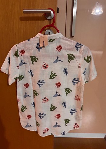 Erkek Çocuk Kısa Kollu Baskılı Gömlek - Görsel 2