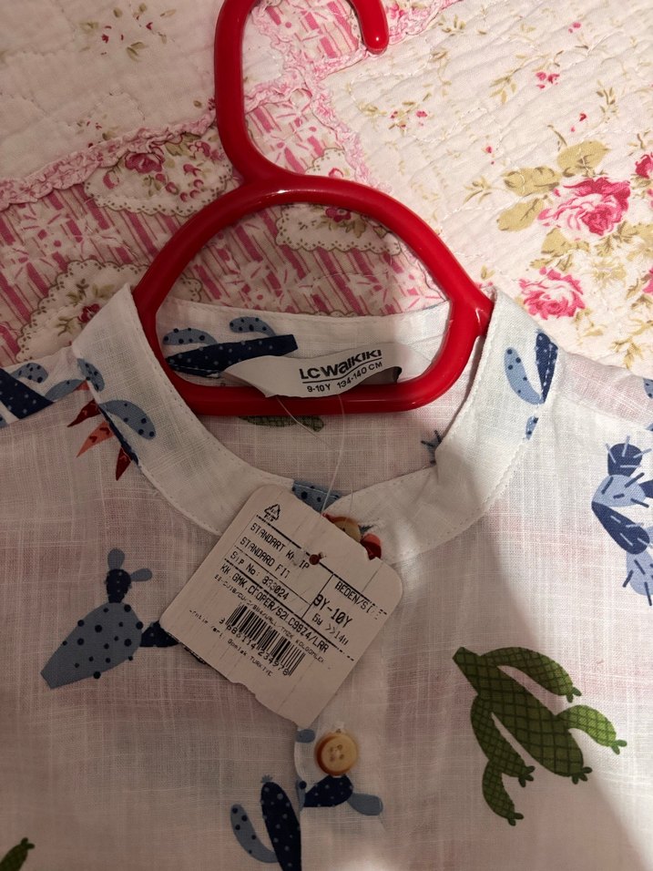 Erkek Çocuk Kısa Kollu Baskılı Gömlek - Görsel 3