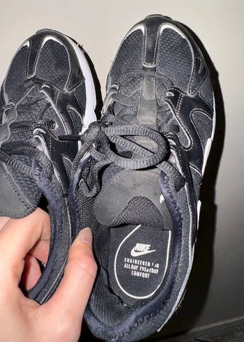 Orginal Nike Siyah  Bağcıklı Spor Ayakkabı - Görsel 3