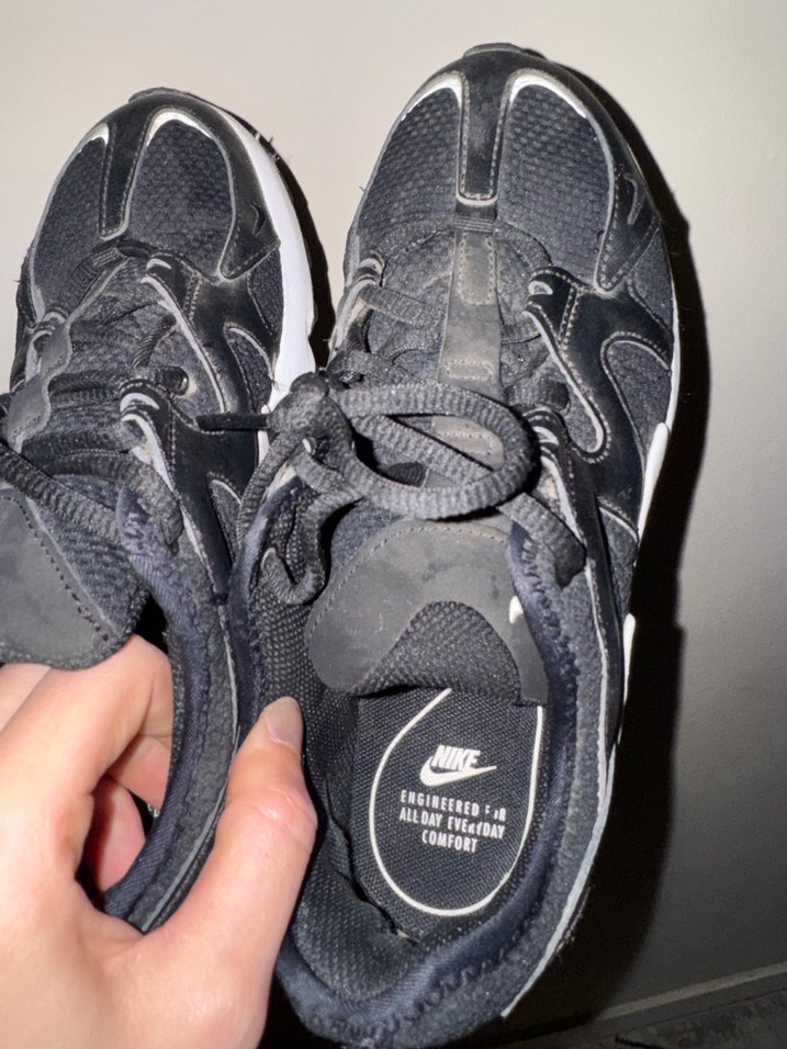 Orginal Nike Siyah  Bağcıklı Spor Ayakkabı - Görsel 3