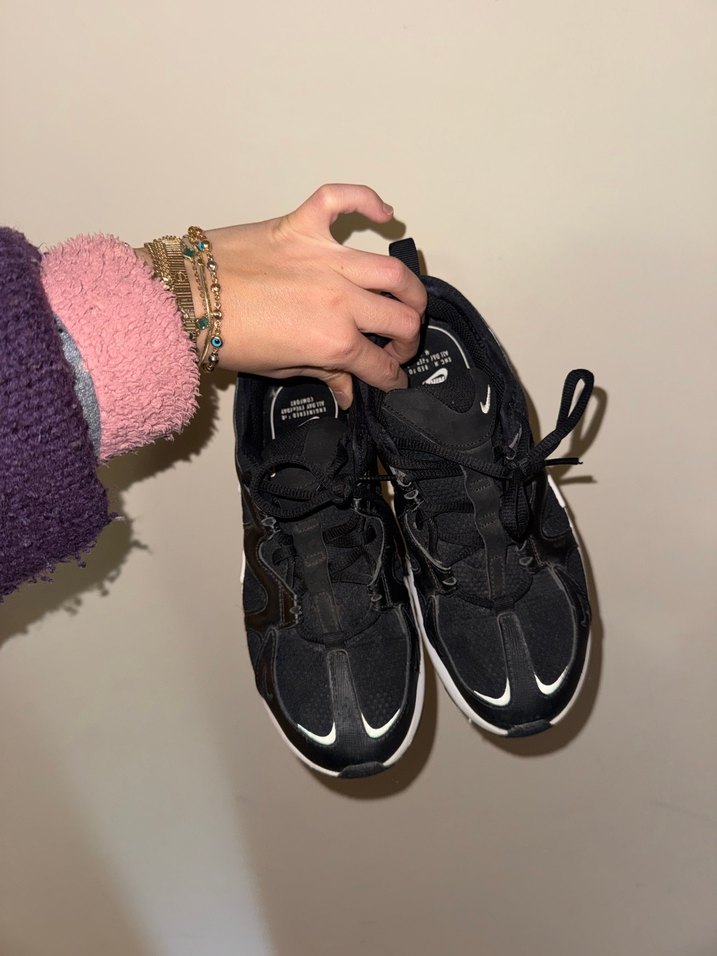 Orginal Nike Siyah  Bağcıklı Spor Ayakkabı - Görsel 4