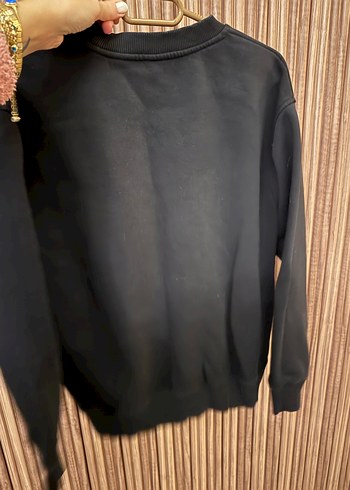 Lufian marka M beden swearshirt siyah renk - Görsel 2