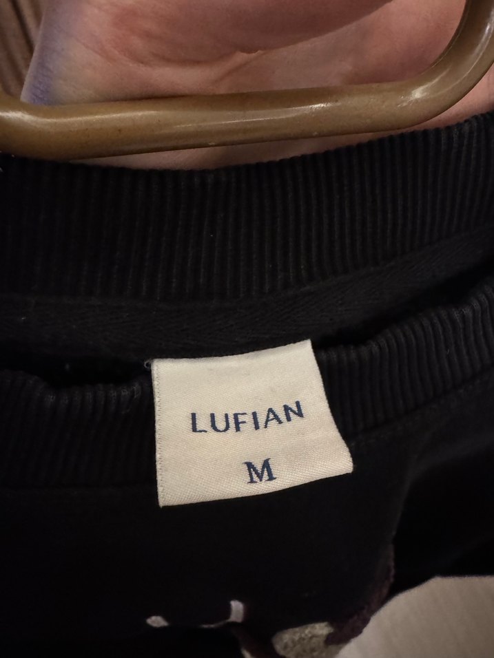 Lufian marka M beden swearshirt siyah renk - Görsel 3