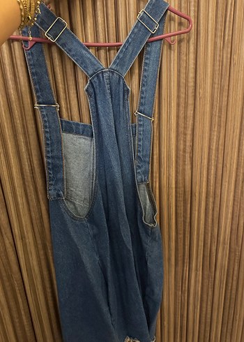 Mavi Denim Uzun Askılı Tulum - Görsel 2