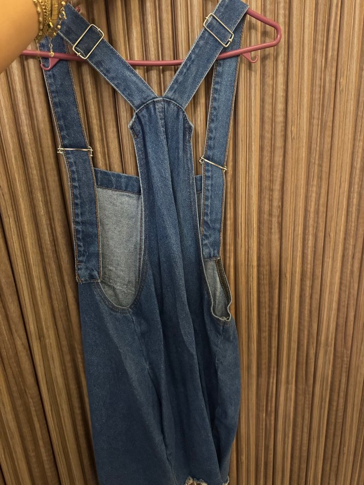 Mavi Denim Uzun Askılı Tulum - Görsel 2