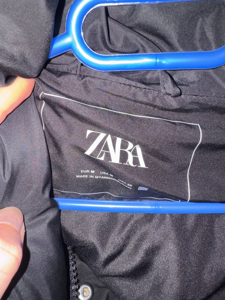 Siyah Fermuarlı Kadın Kışlık Mont M beden - Görsel 3