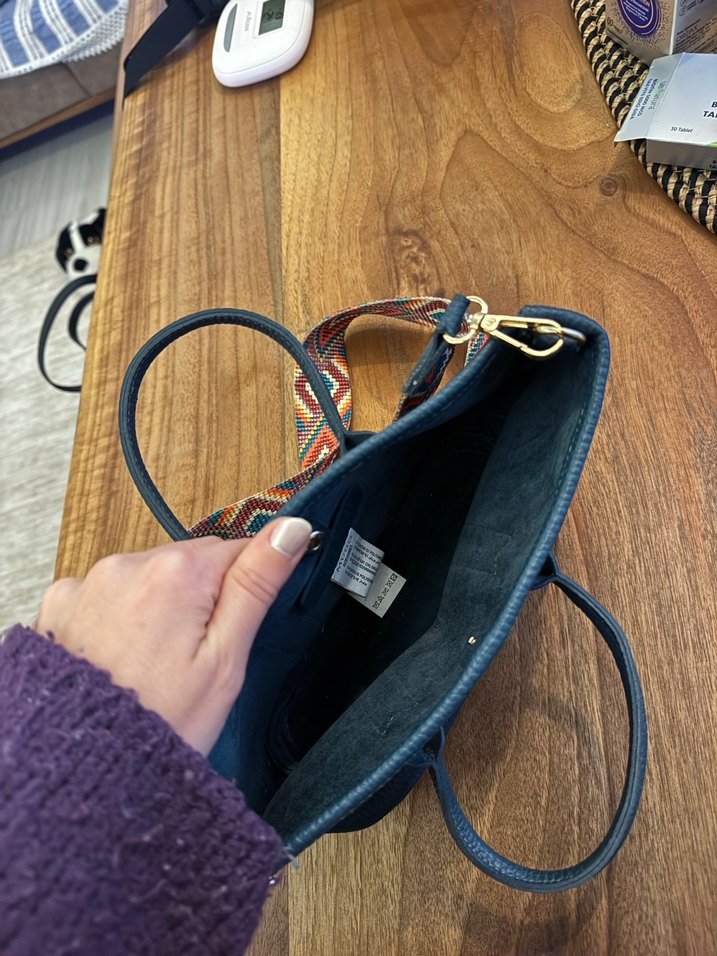 Mudo Petrol rengi Bohem Kadın Çanta - Görsel 4