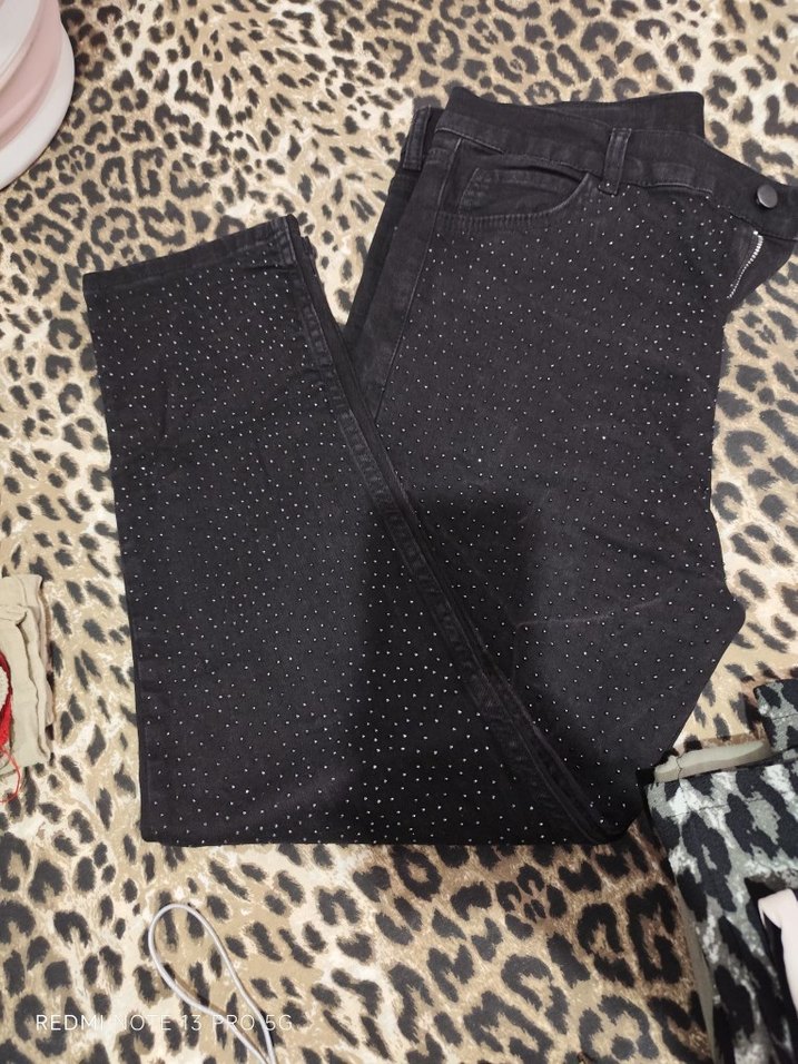 Street Wear Kadın Kumaş Pantolon - Görsel 4