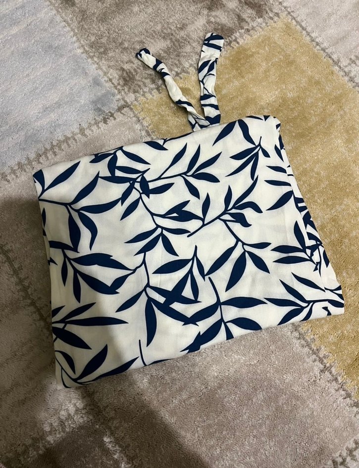 Bohem Tarzı Geniş Kesim Desenli Kadın Pantolon - Görsel 4