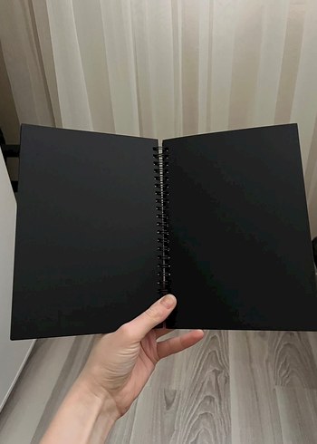 Siyah Spiralli Defter - Görsel 2