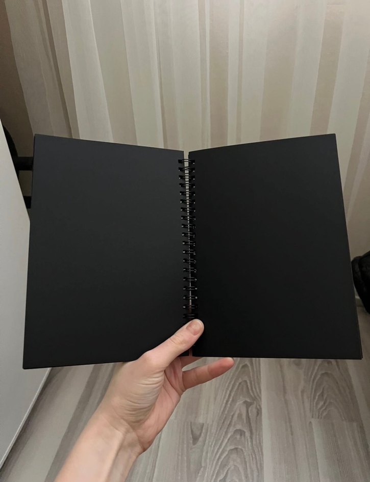 Siyah Spiralli Defter - Görsel 2