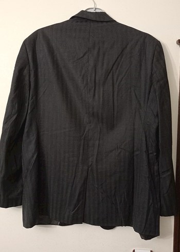 Erkek Siyah Düğmeli Kumaş Ceket - Görsel 3