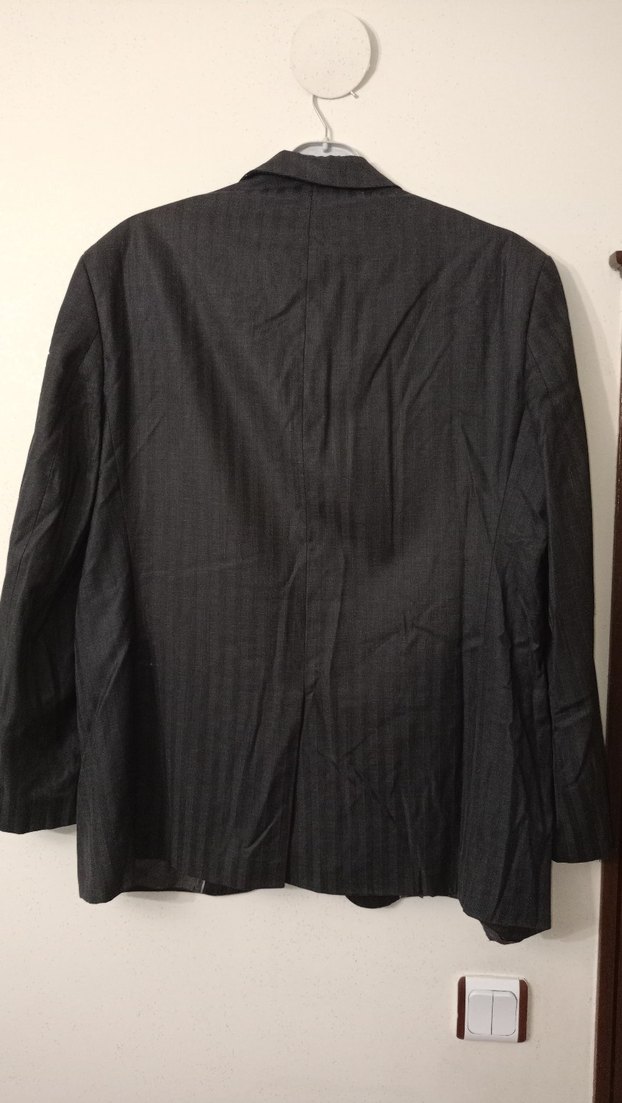 Erkek Siyah Düğmeli Kumaş Ceket - Görsel 3