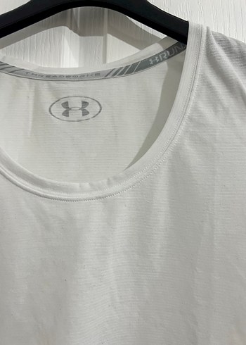 Beyaz Kadın Kısa Kollu Pamuklu Tişört - Görsel 2