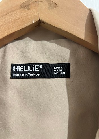 Bej Kadın Klasik Kesim Ceket - Görsel 3