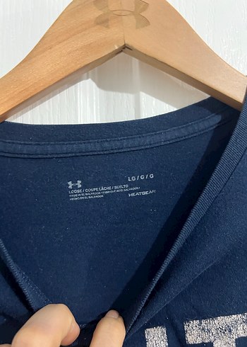 Erkek Mavi Uzun Kollu Baskılı Tişört - Görsel 3