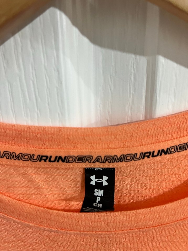 Turuncu Kadın Kısa Kollu Spor Tişört - Görsel 2