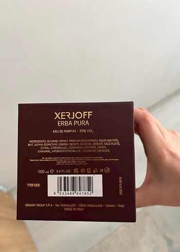 Xerjoff Erba Pura Kadın Parfümü 100 ml - Görsel 2