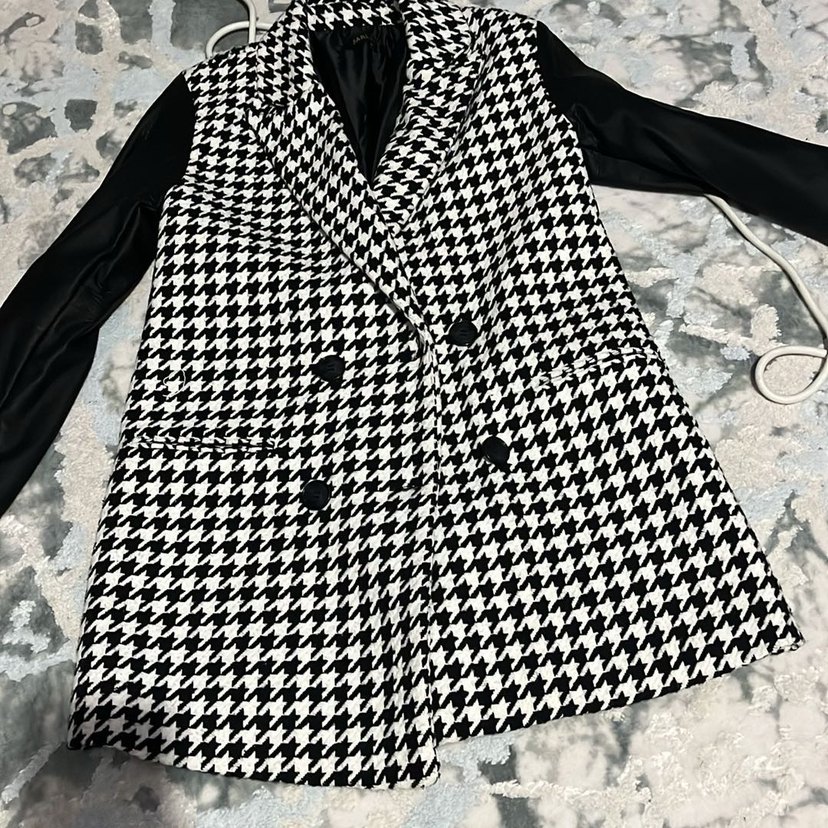 Siyah Nakışlı Kadın Biker Clutch Çanta - Görsel 4