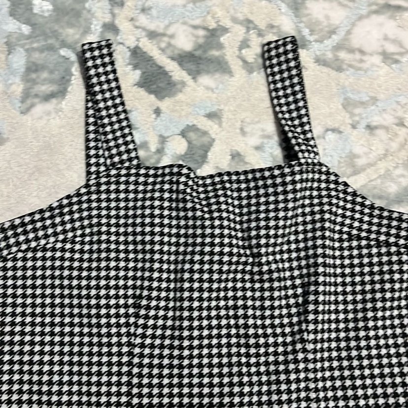 Gri Kareli Fermuarlı Kadın Hırka - Görsel 2