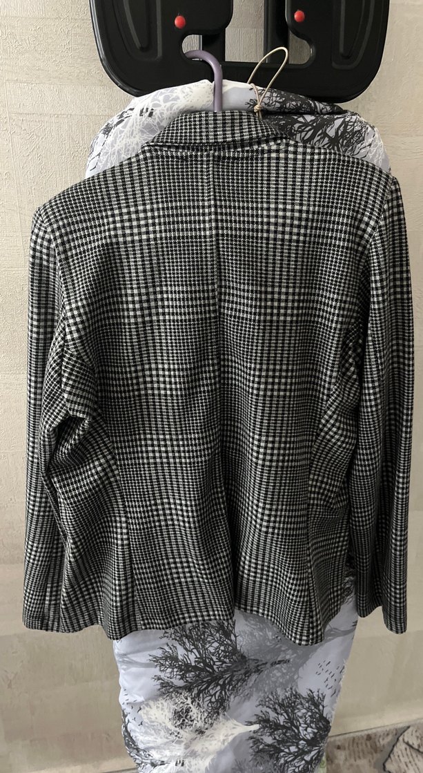 Gri Düğmeli Kadın Blazer Ceket - Görsel 2