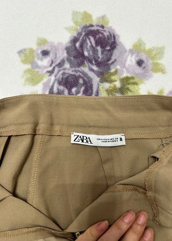 Zara Bej Kadın Kumaş Pantolon - Görsel 2