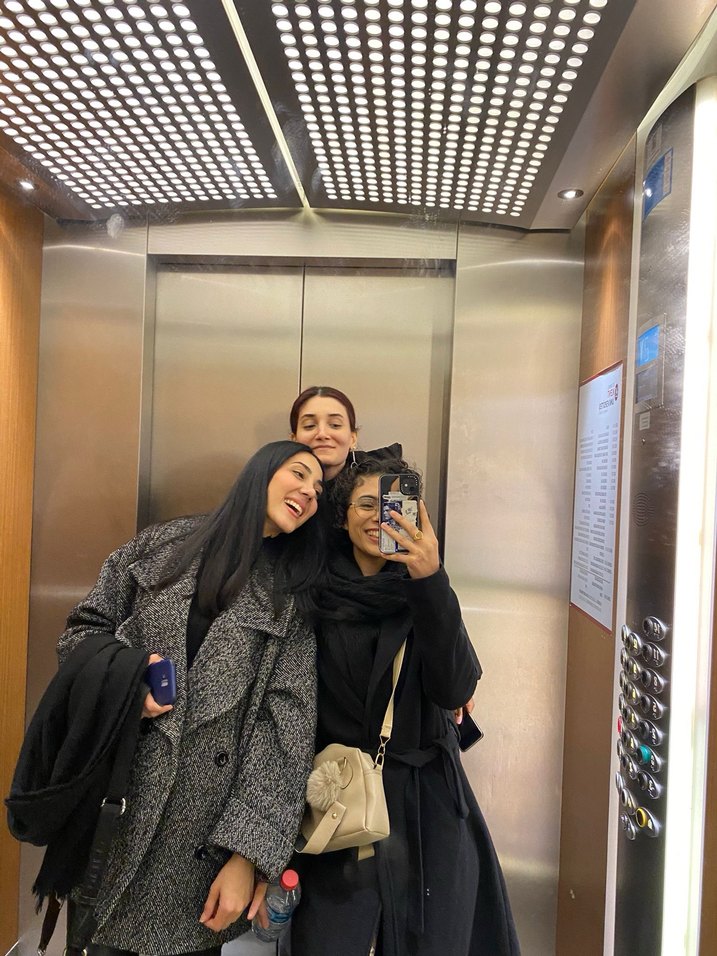 Oversize Çift Düğmeli Gri Kaban - Görsel 4