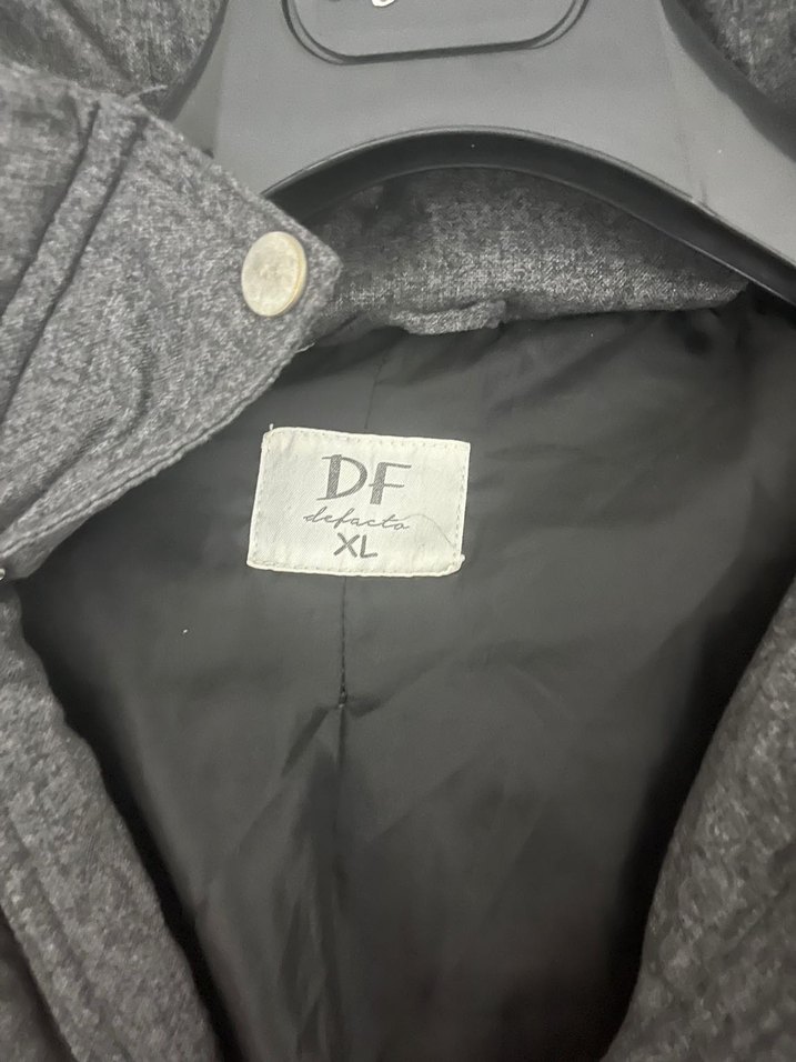 Gri Kürklü Kadın Kışlık Mont - Görsel 2