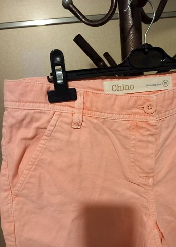 Pembe Pamuklu Kadın Bermuda Şort - Görsel 2