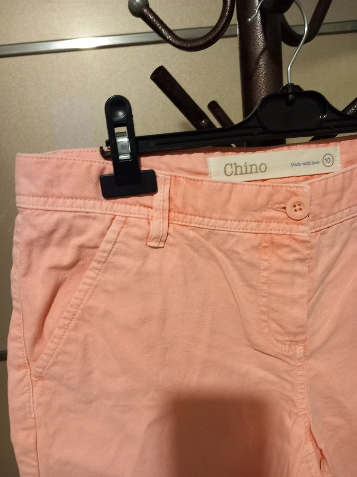 Pembe Pamuklu Kadın Bermuda Şort - Görsel 2