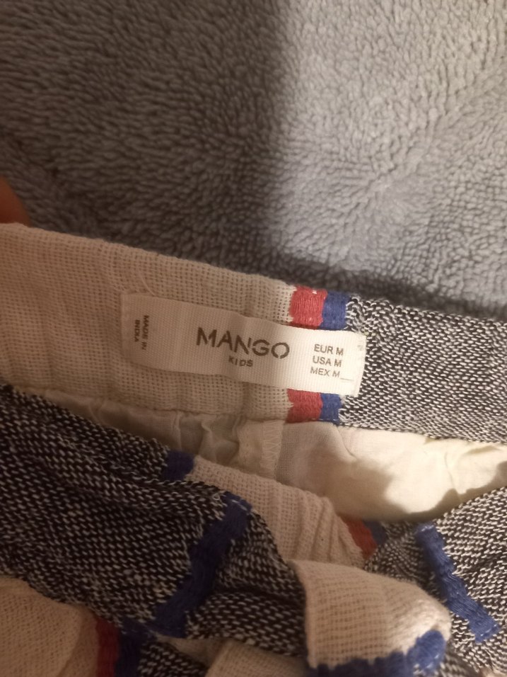 Gri Nakışlı Bohem Mini Hamile Etek - Görsel 3