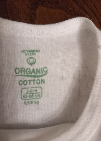 Gri Baskılı Kısa Kollu Bebek Body 3'lü set - Görsel 5