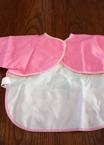 Pembe Baskılı Bebek Önlüğü - Görsel 3