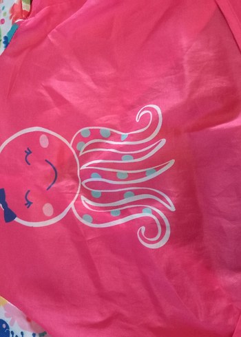 Renkli Baskılı Bebek Önlüğü - Görsel 3