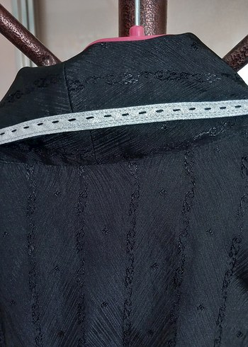 Uzun Kollu Siyah Erkek Sabahlık - Görsel 7