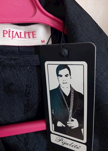 Uzun Kollu Siyah Erkek Sabahlık - Görsel 3