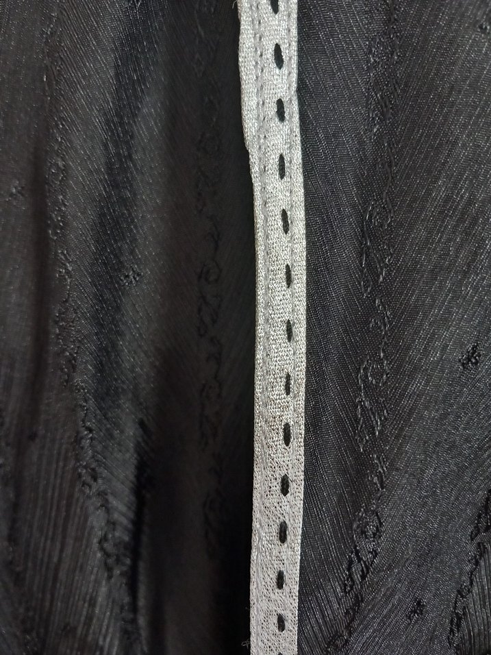 Uzun Kollu Siyah Erkek Sabahlık - Görsel 4