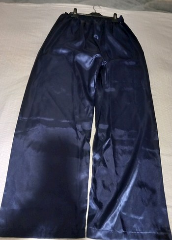 Erkek Lacivert Saten Pijama Takımı - Görsel 9