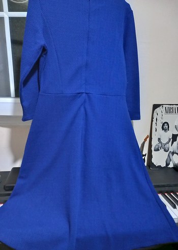 Mavi Midi Kadın  Elbise - Görsel 6