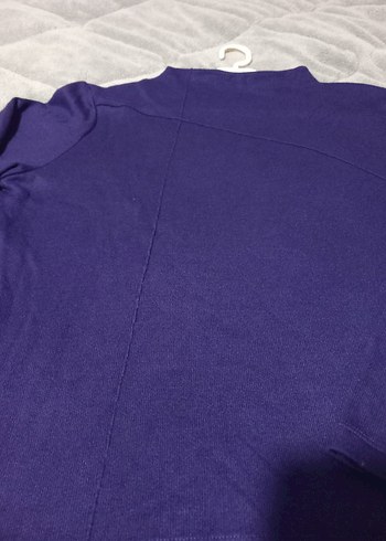 Mor Uzun Kollu Triko Bluz - Görsel 4