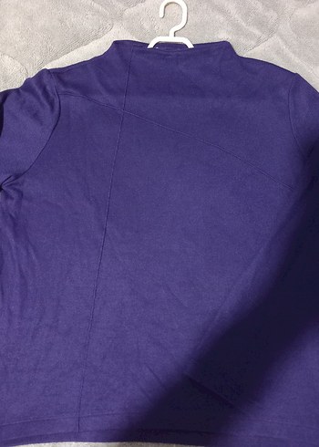 Mor Uzun Kollu Triko Bluz - Görsel 2