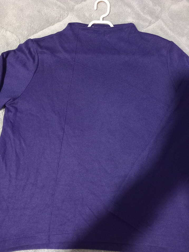 Mor Uzun Kollu Triko Bluz - Görsel 2