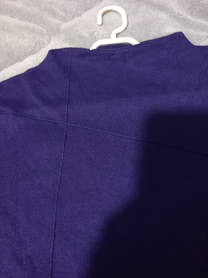Mor Uzun Kollu Triko Bluz - Görsel 3