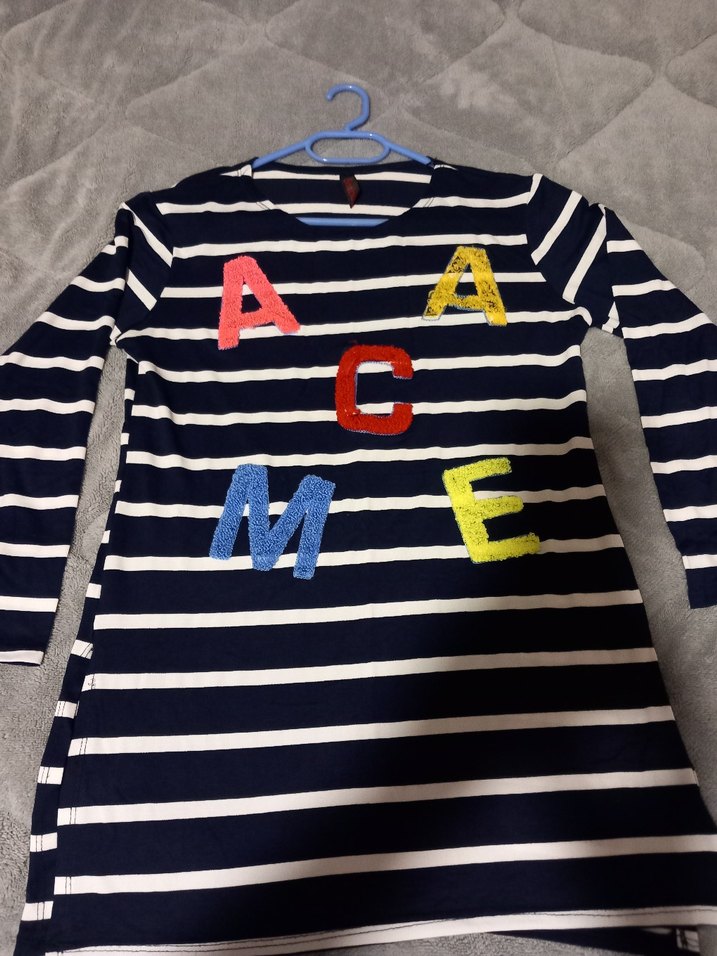 Çizgili Renkli Nakışlı Hamile Tişörtü - Görsel 5