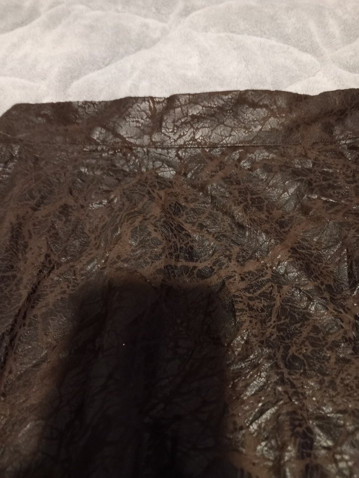 Kahverengi Drapeli Midi Hamile Eteği - Görsel 3