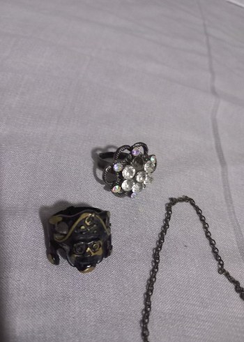 Bordo Nakışlı Uzun Zincir Bohem Kadın Kolye 7 Parça - Görsel 5