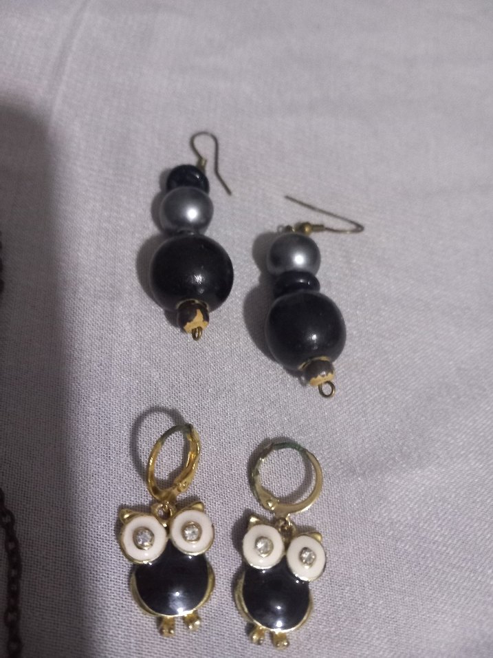 Bordo Nakışlı Uzun Zincir Bohem Kadın Kolye 7 Parça - Görsel 4